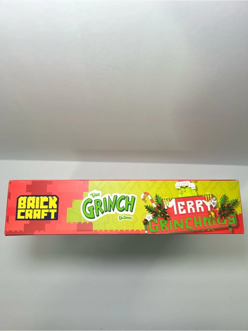 Brickcraft The Grinch Merry Grinchmas Sign Brick Building Kit Christmas Holiday